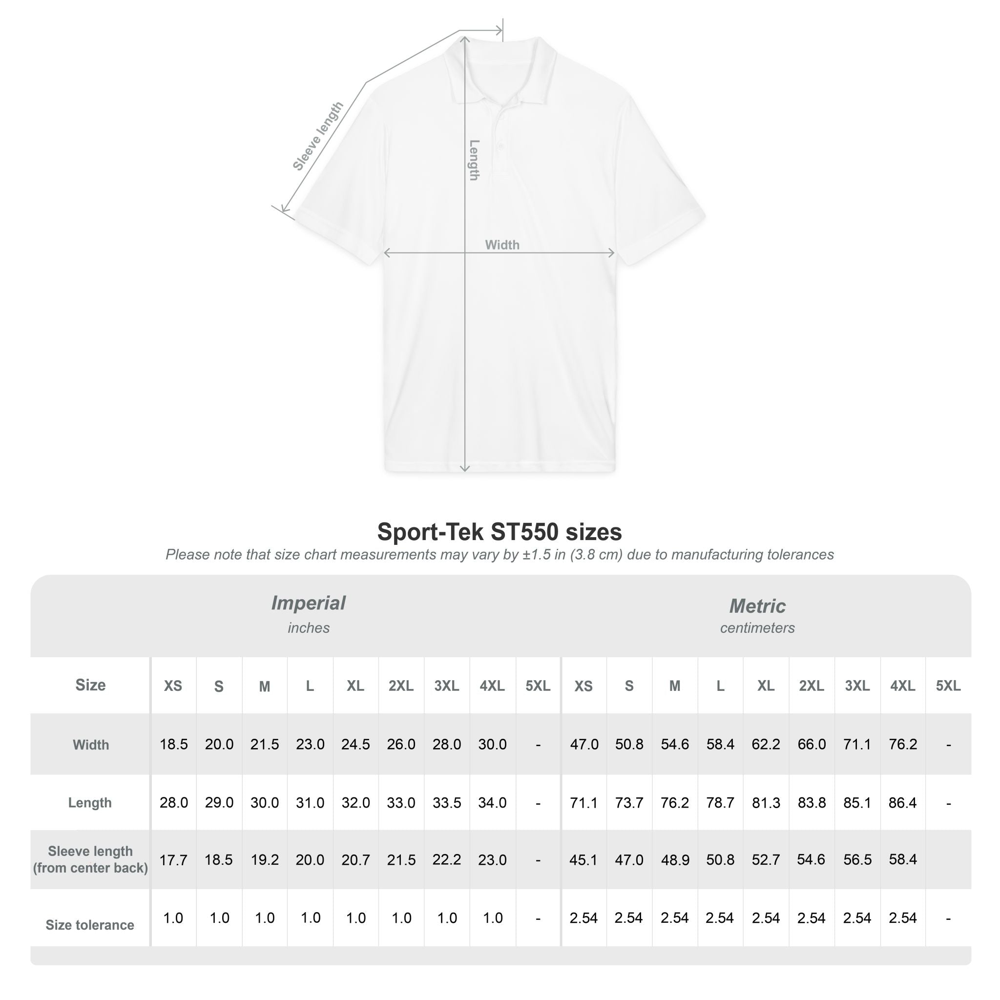 Symbol of Excellence Golf Polo (Embroidered)