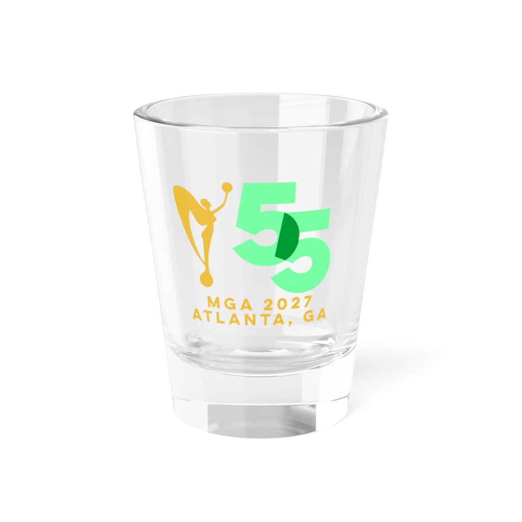 MGA 55th Anniversary 1.5oz Shot Glass