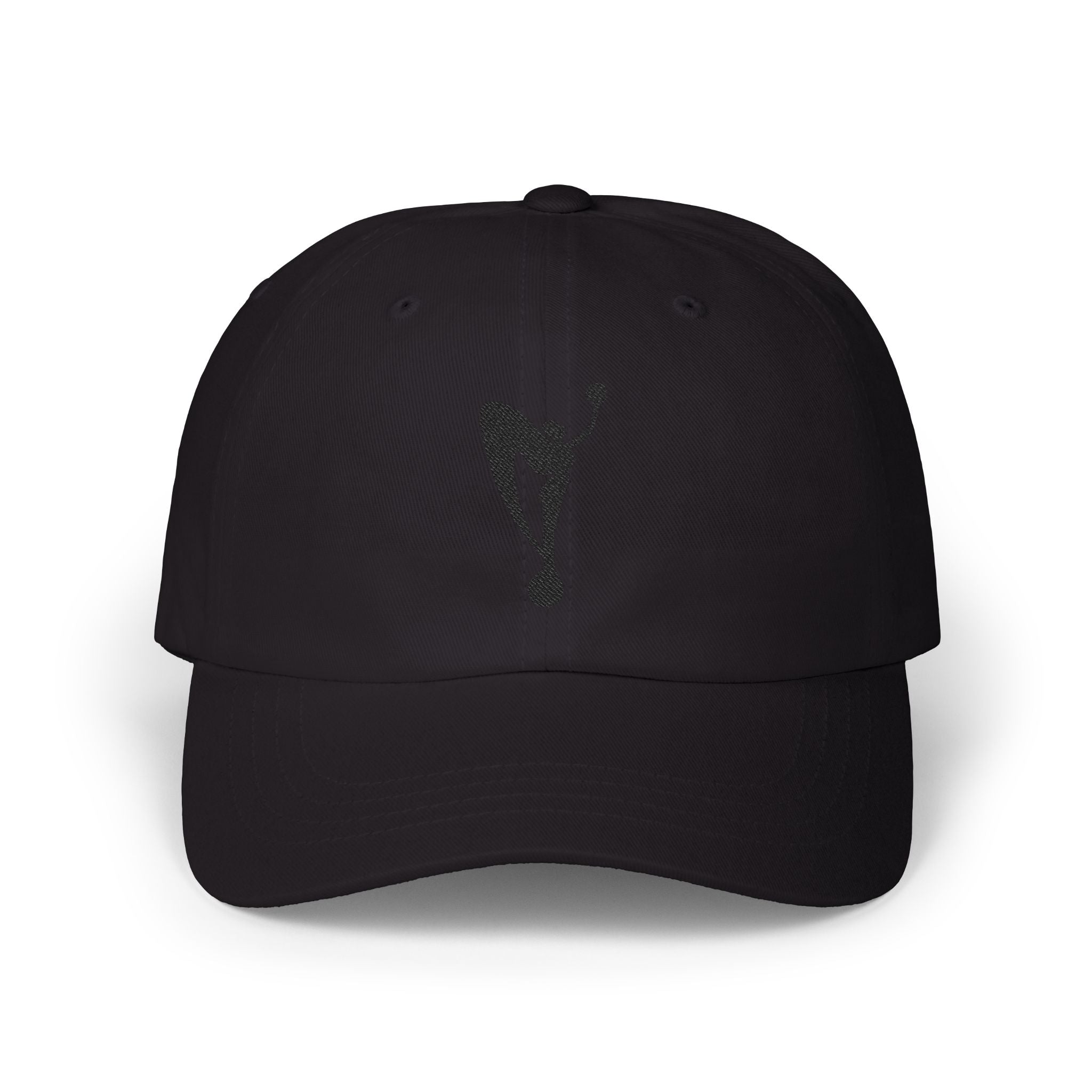 Solid Black Symbol of Excellence Embroidered Baseball Hat