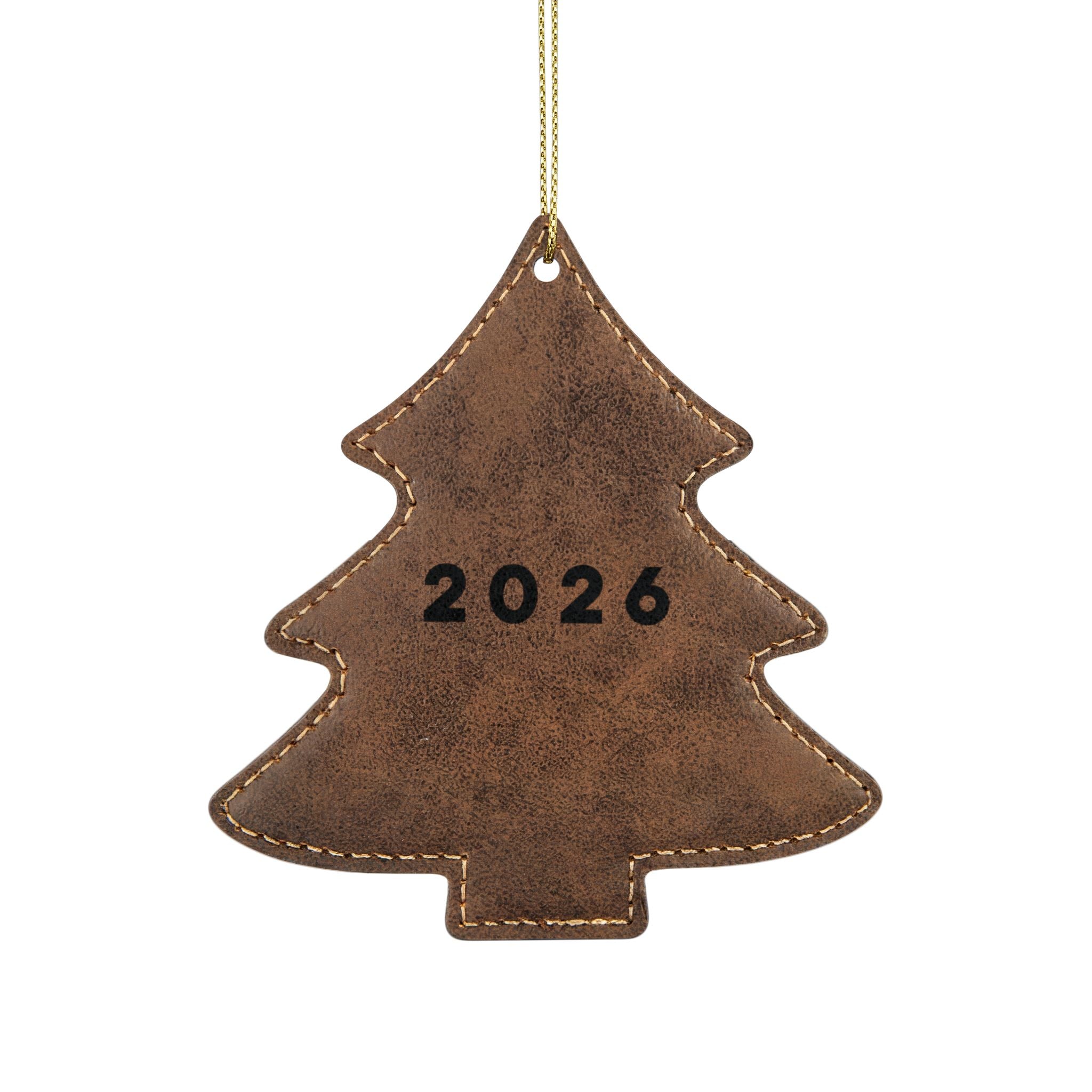 Symbol of Excellence Engraved Leatherette Ornament 2026