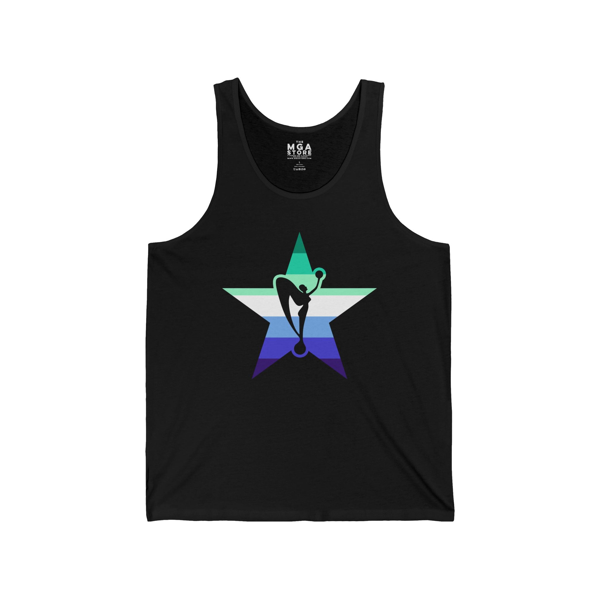 Gay Mens Pride Star Power Tank Top