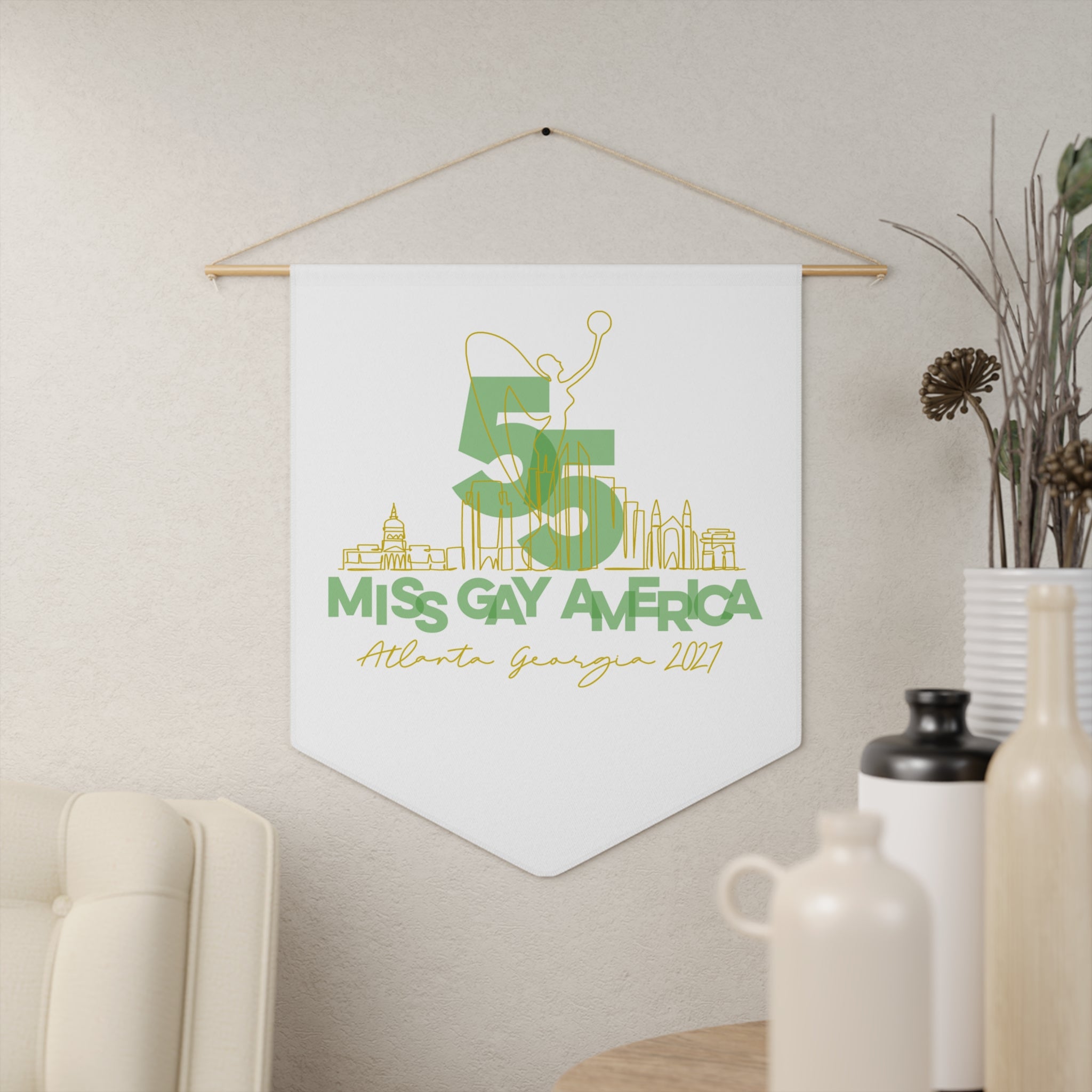 MGA 55th Anniversary - Atlanta Georgia Pennant