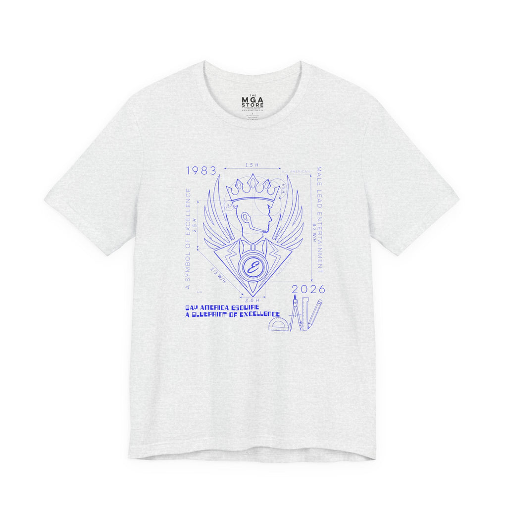 Blueprint of Excellence Esquire Graphic Tee