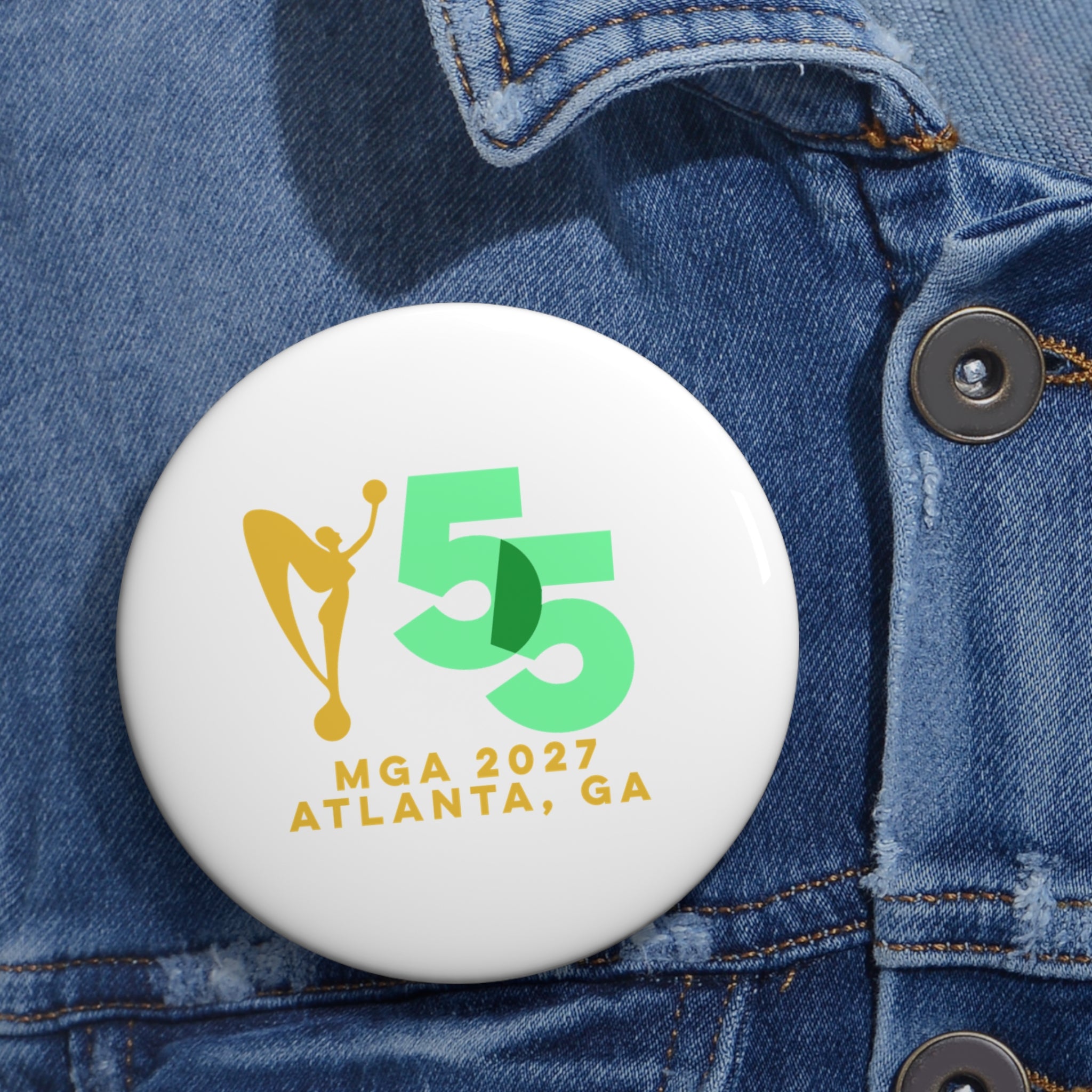 MGA 55th Anniversary Button - 3 sizes