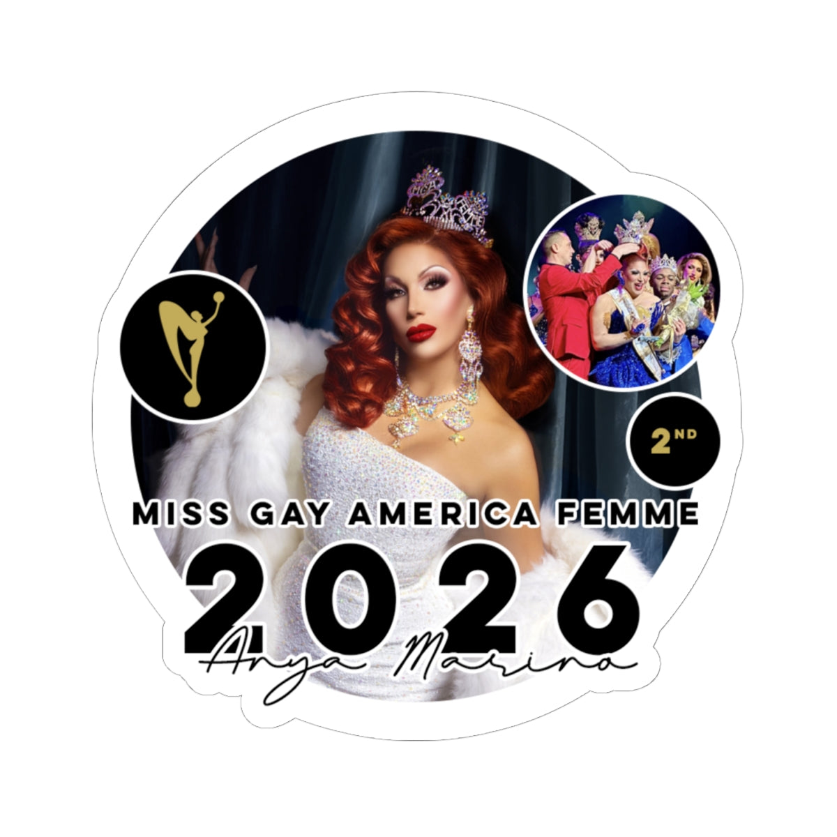 Anya Marino Commemorative 4" Sticker
