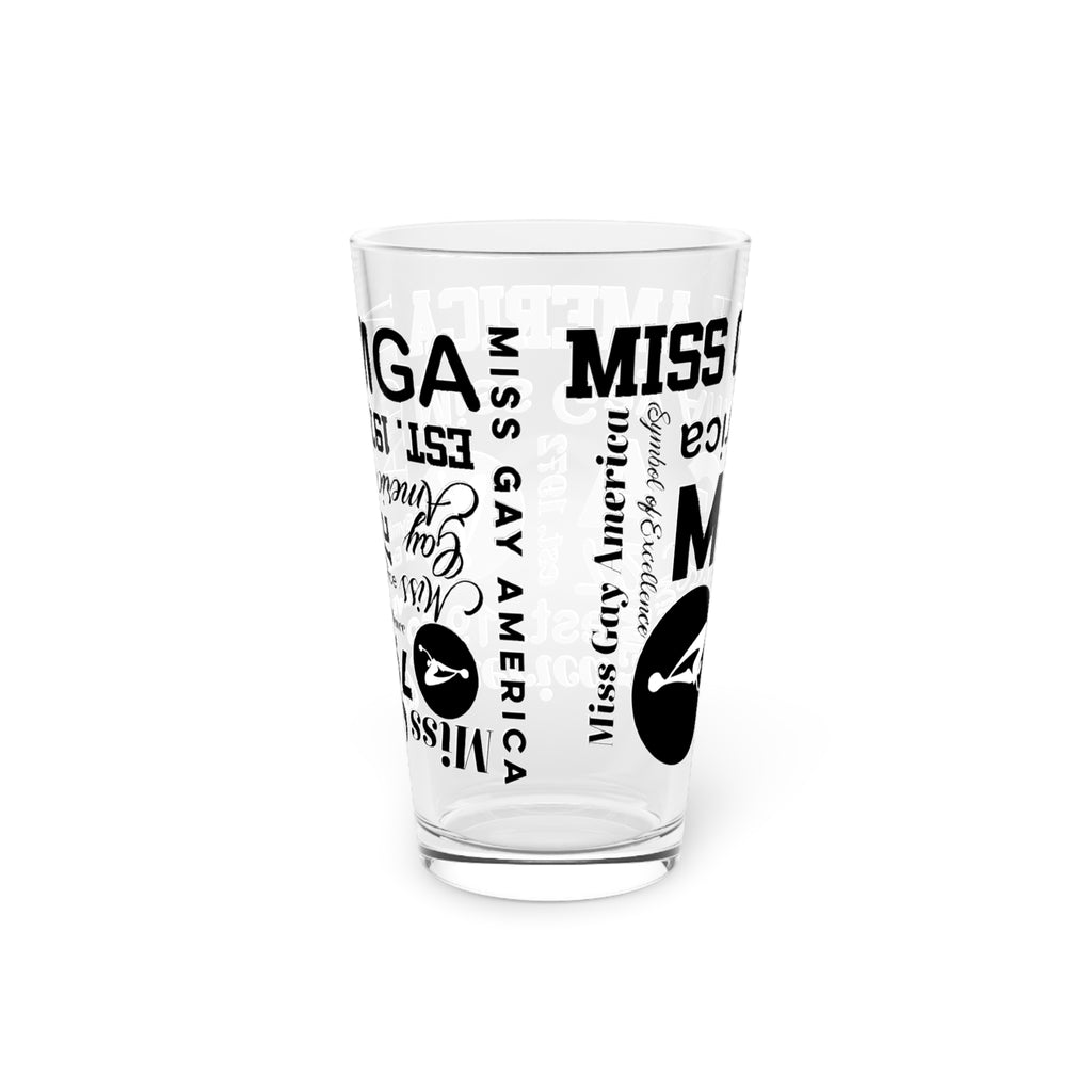 MGA Fontography 16oz Pub Glass