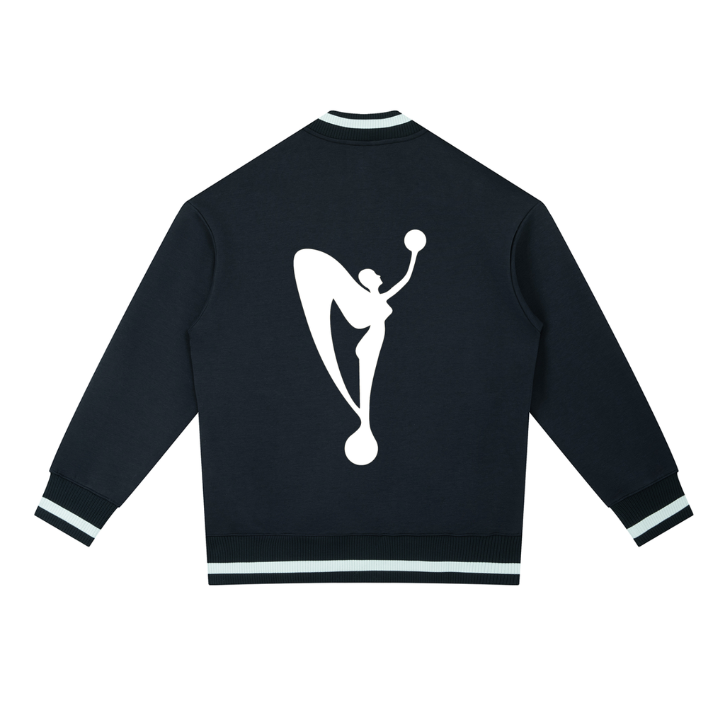 MGA Contrast Piping Zip Bomber Jacket