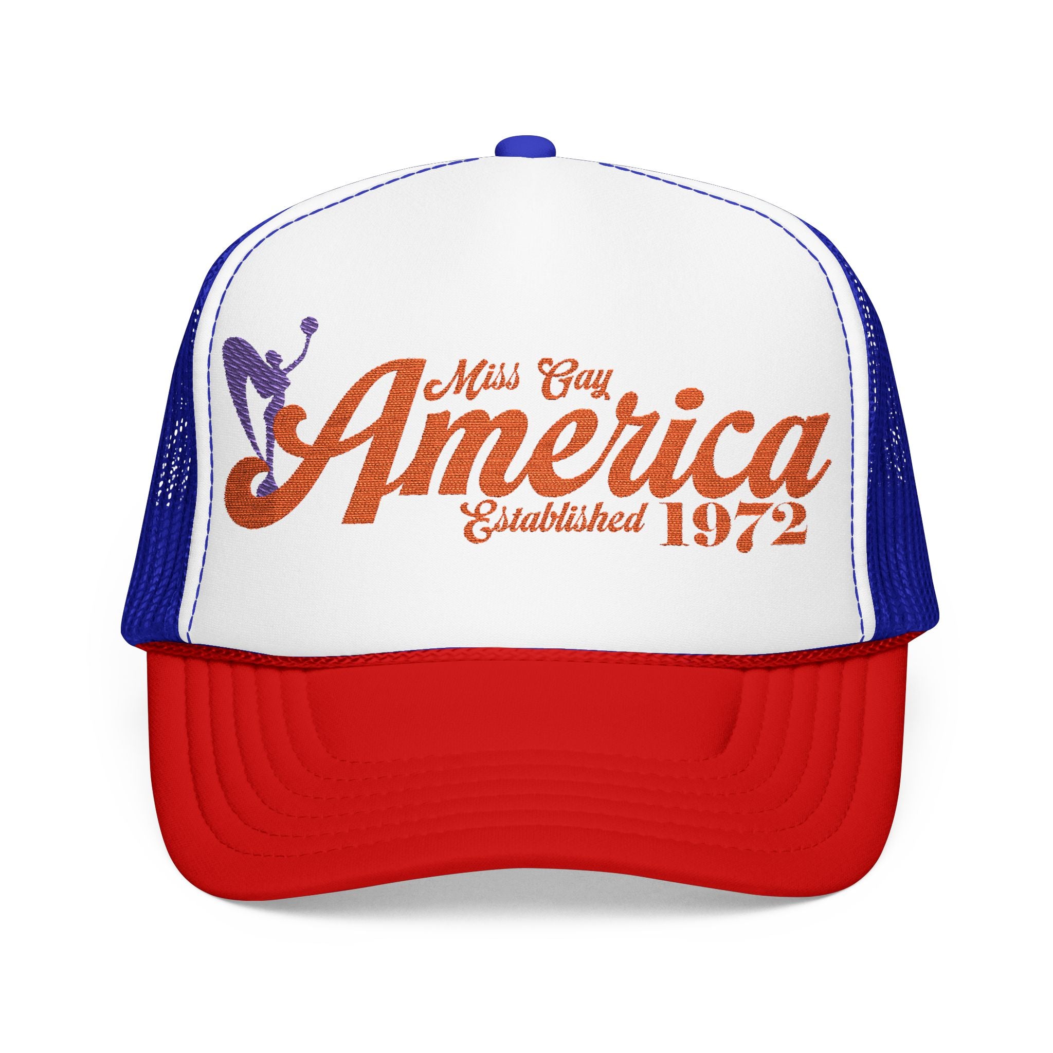 Patriotic Cheer 1972 Trucker Hat