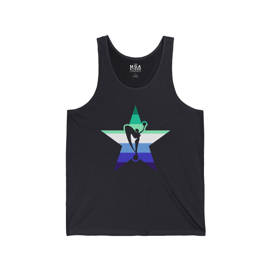 Gay Mens Pride Star Power Tank Top