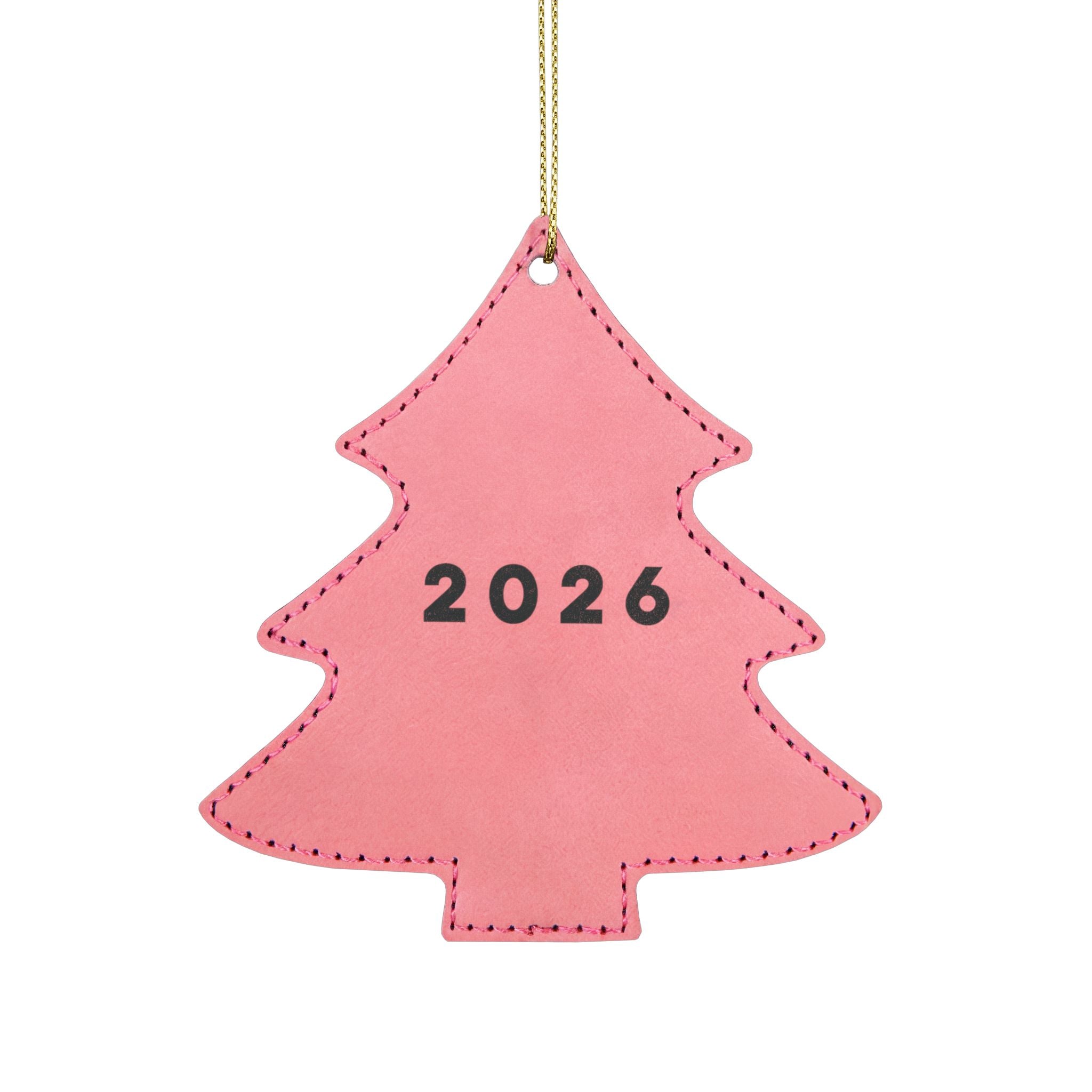 Symbol of Excellence Engraved Leatherette Ornament 2026