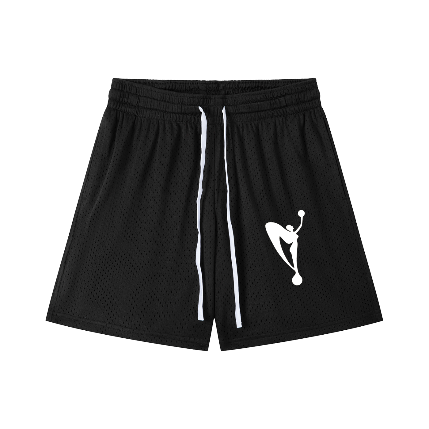 Mesh Drawstring Shorts Workout