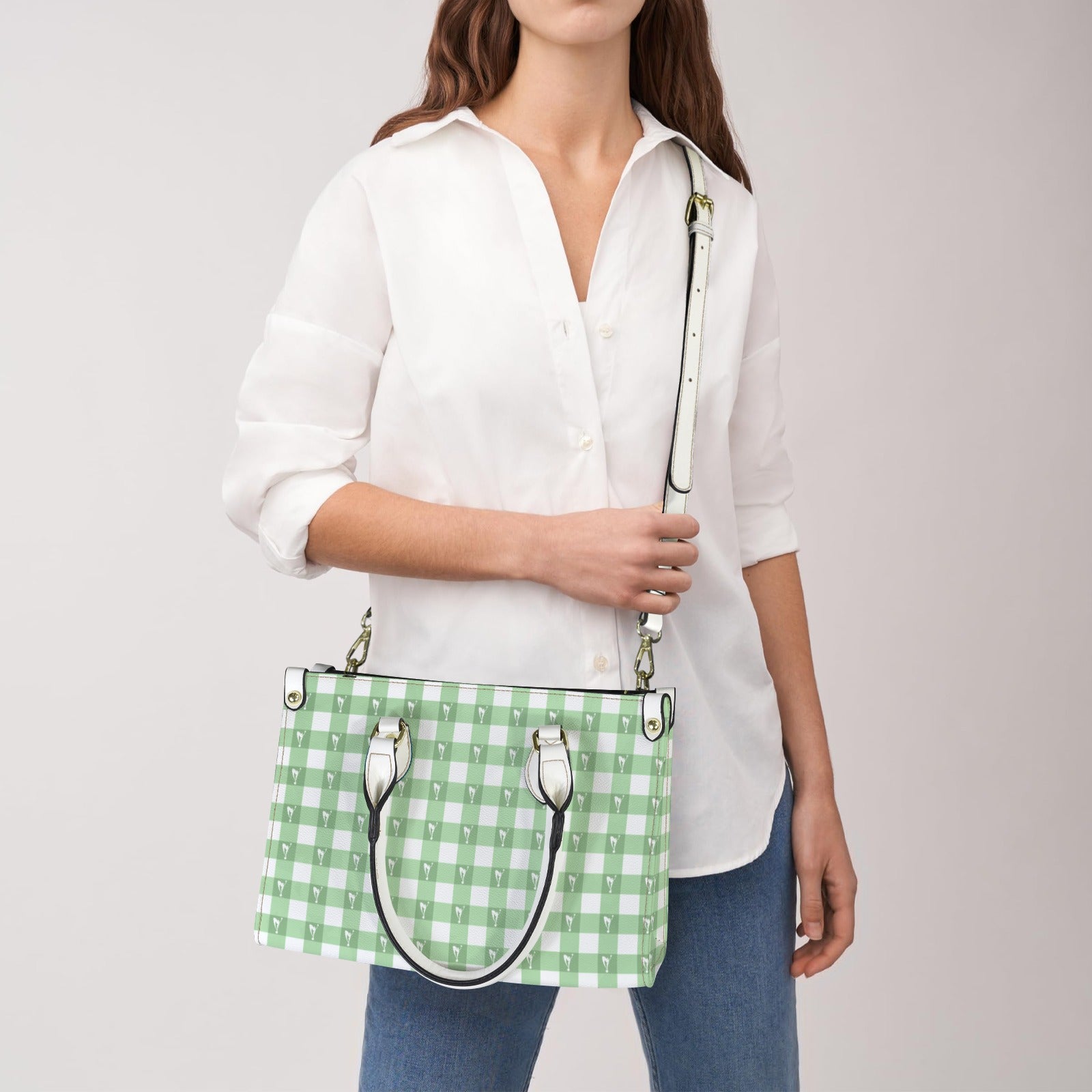 Natural Green Excellence Leather Naomi Bag