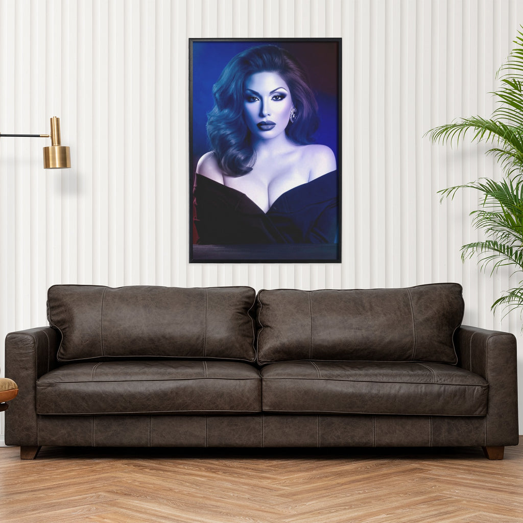 Anya True Blue 24"x36" portrait