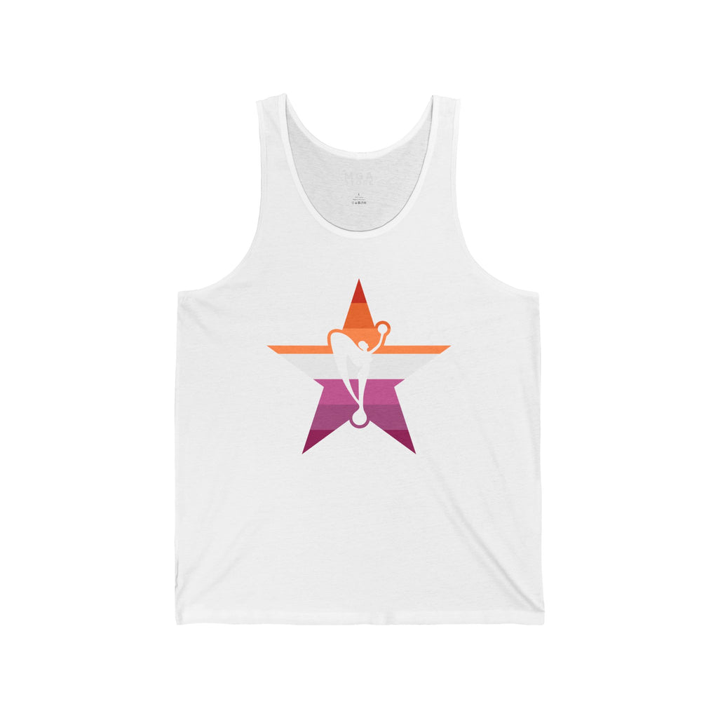 Lesbian Pride Star Power Tank Top