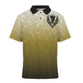 Read All Over Mens Polo (Gold)