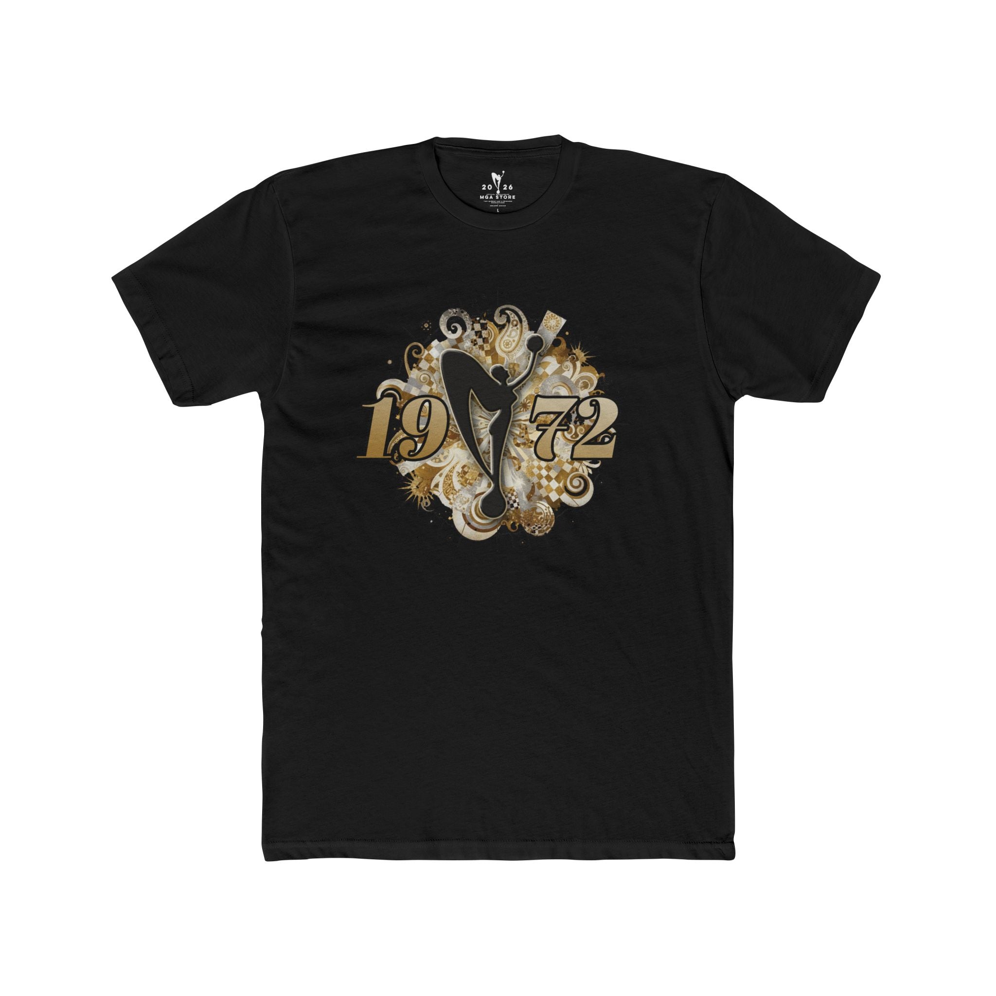 Retro Gold Splendor 1972 Graphic Tee