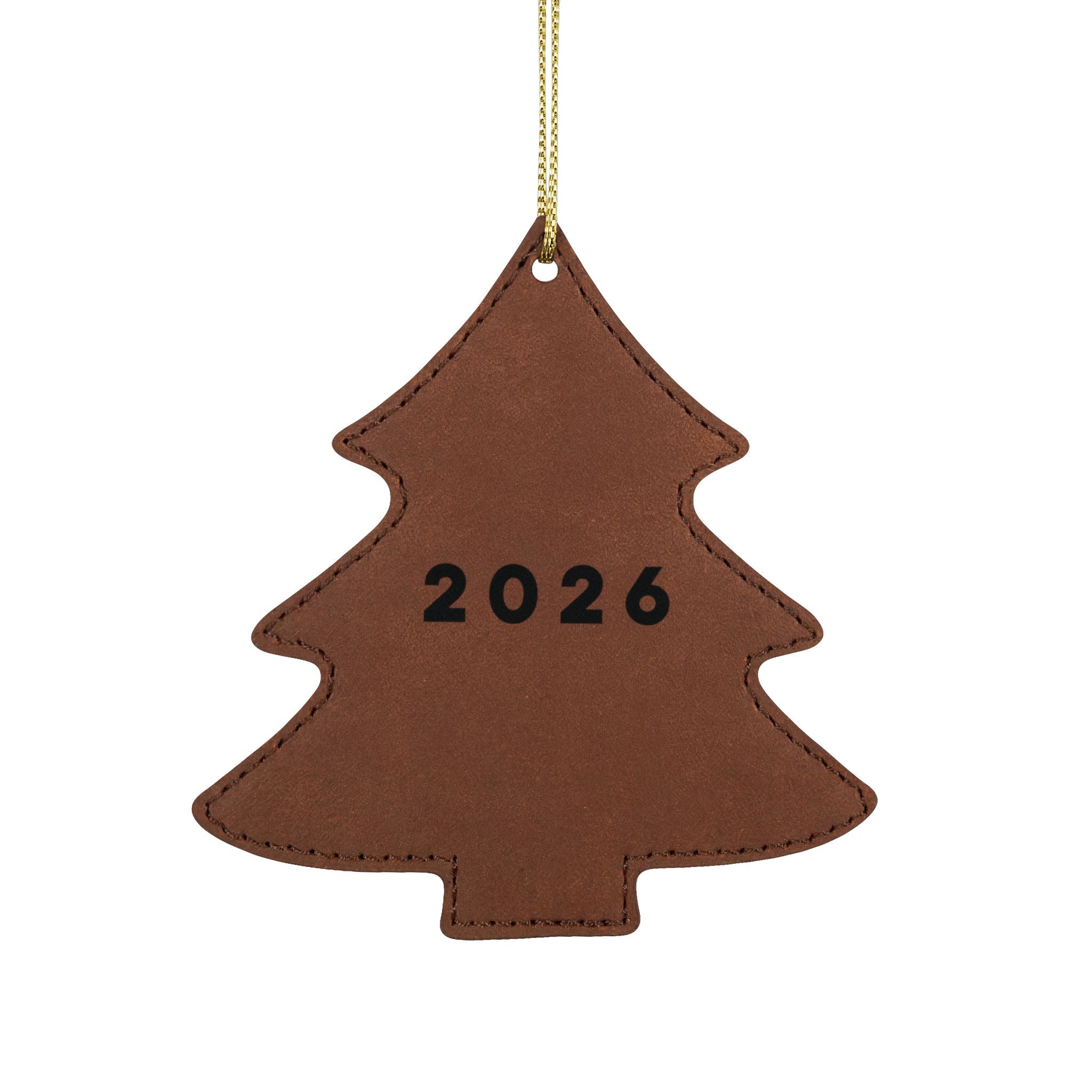 Symbol of Excellence Engraved Leatherette Ornament 2026
