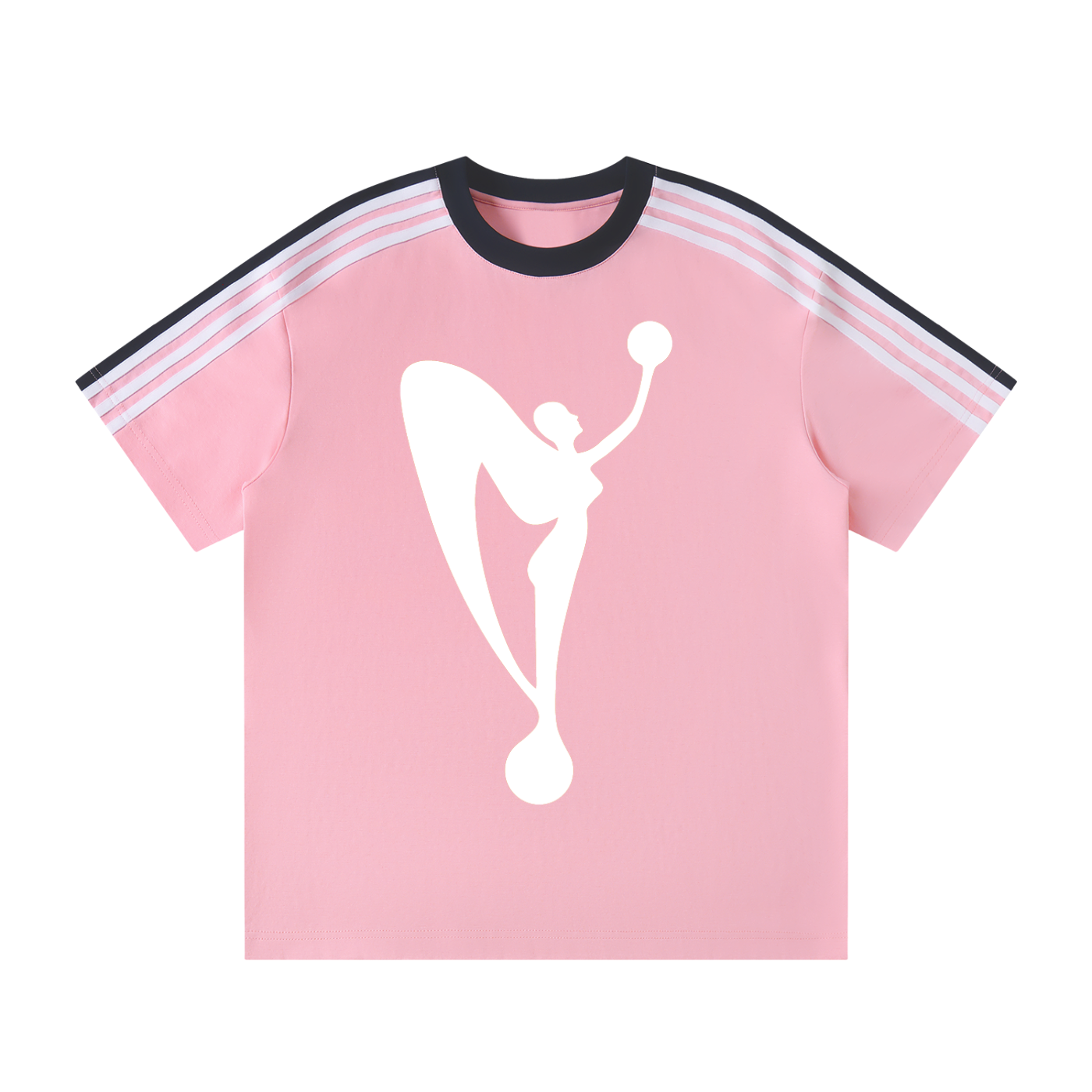 Unisex Colorblock Striped T-Shirt