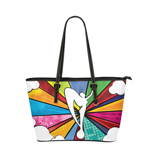 Comic Excellence Leather Tote Bag