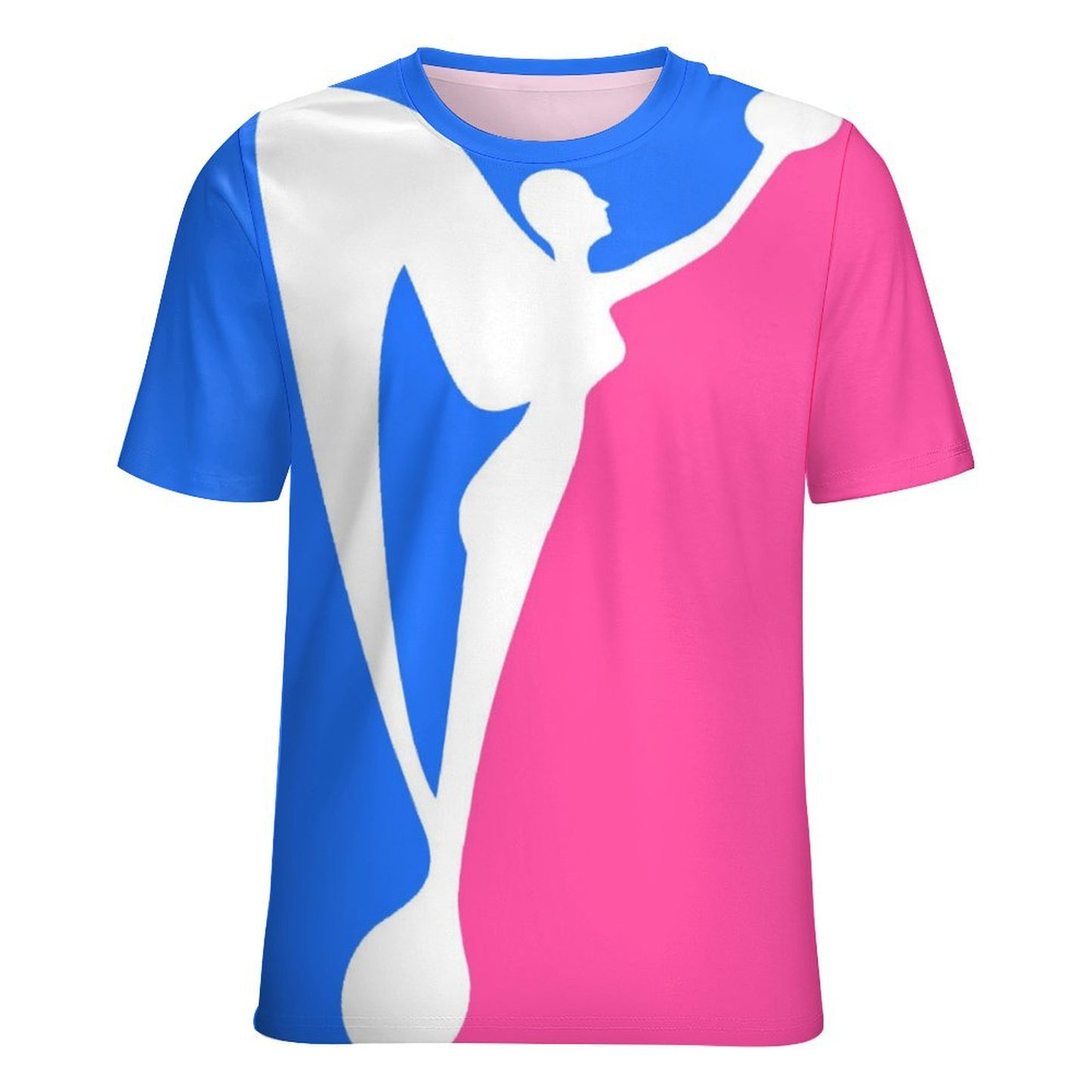 Excellence Color Block Shirt - Blue & Pink