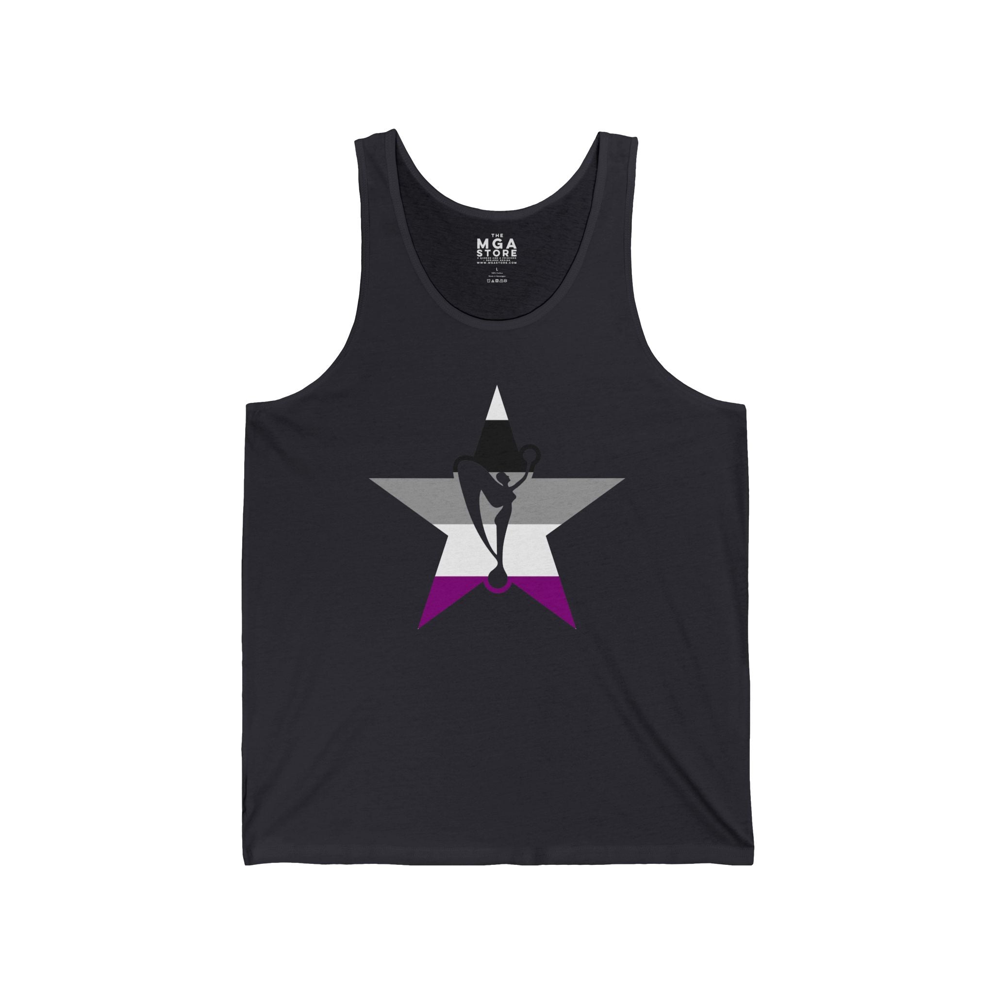 Asexual Pride Star Power Tank Top