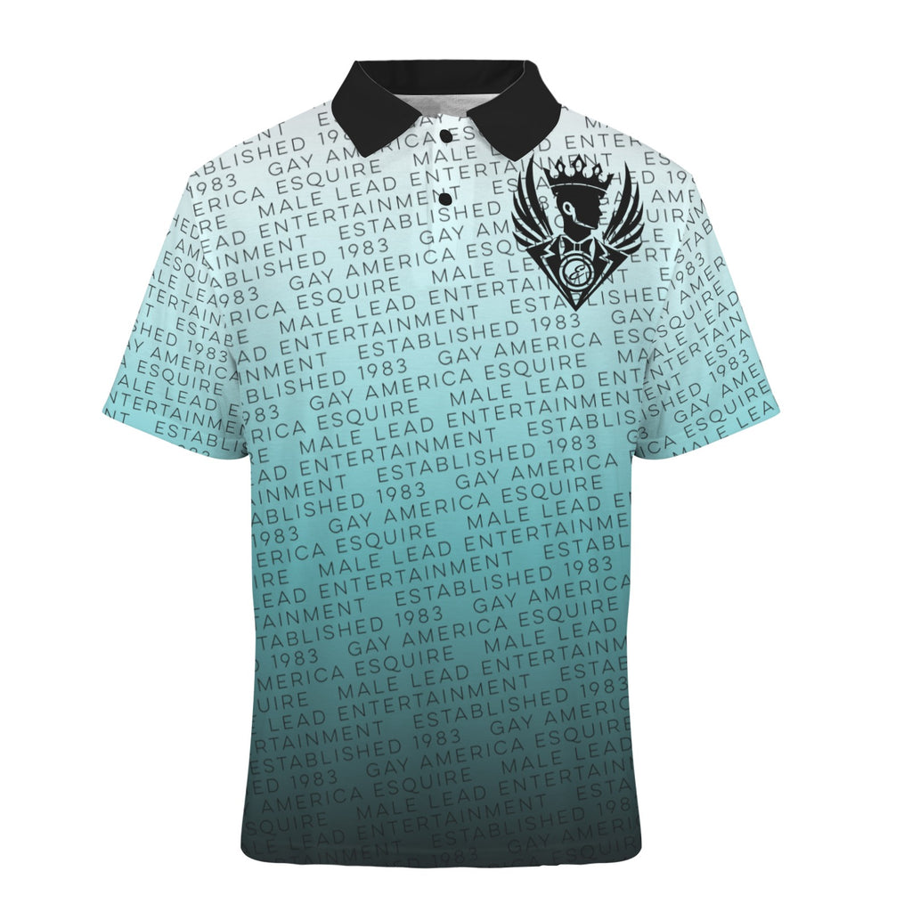 Read All Over Mens Polo (Freeze)