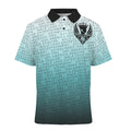 Read All Over Mens Polo (Freeze)