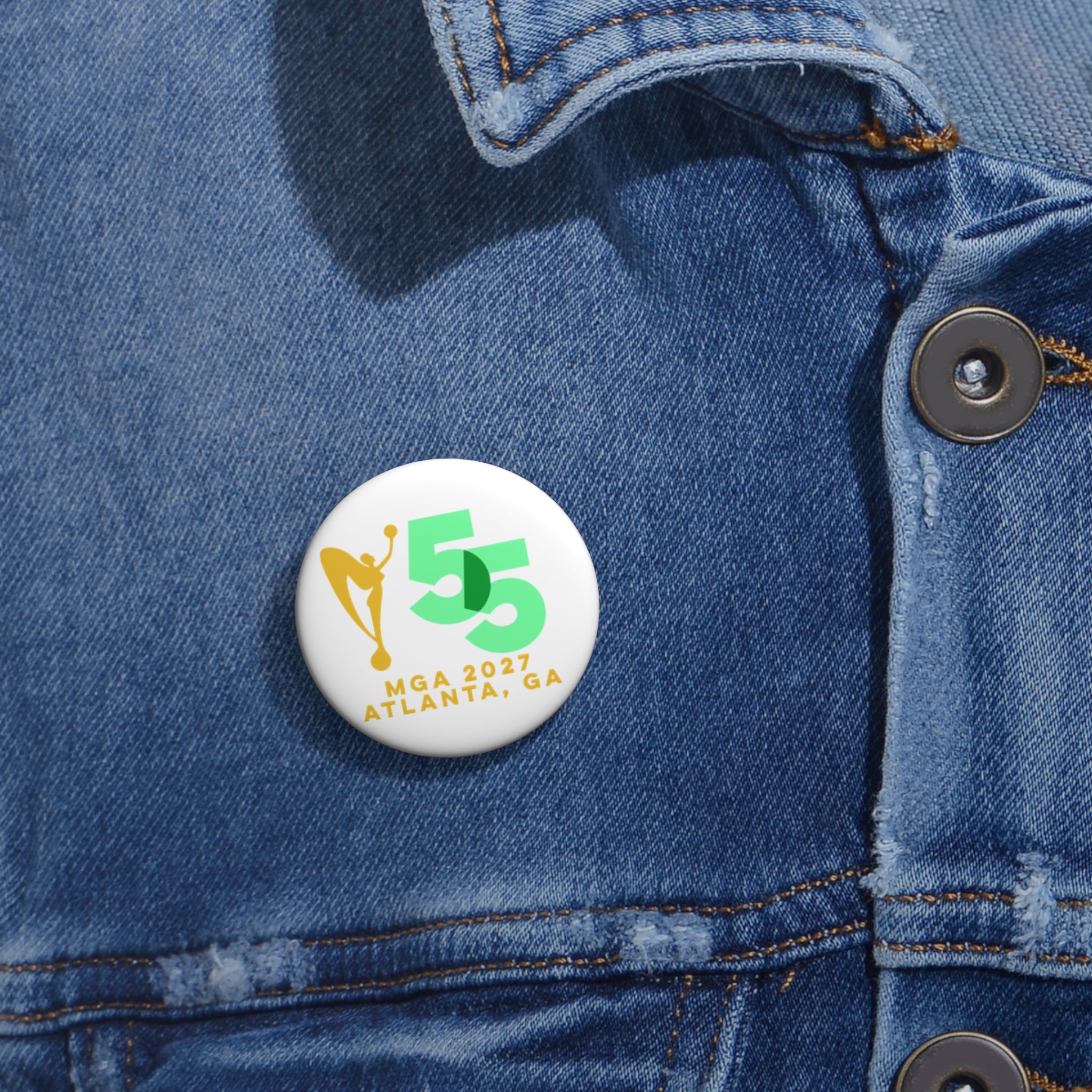 MGA 55th Anniversary Button - 3 sizes