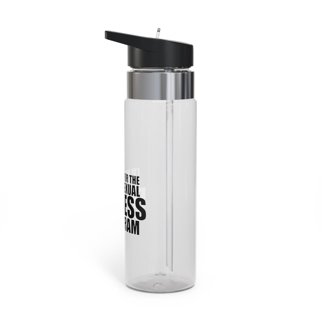 “I’m Here for the Homosexual Fitness Program” Gym Water Bottle (20oz)