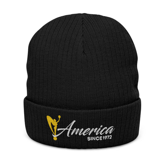 America Since 1972 Embroidered Beanie
