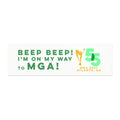 MGA 55th Anniversary BEEP BEEP Car Magnet