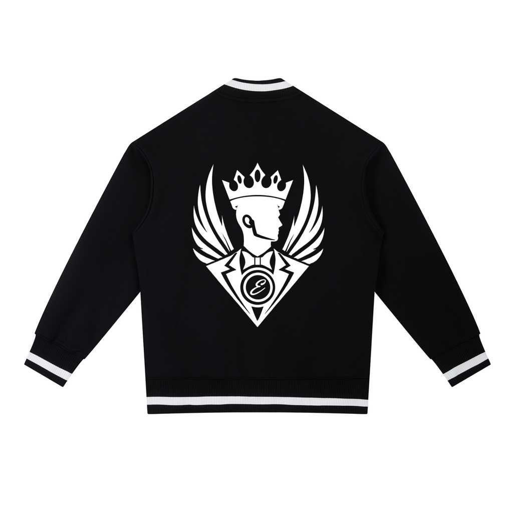 GAE Contrast Piping Zip Bomber Jacket