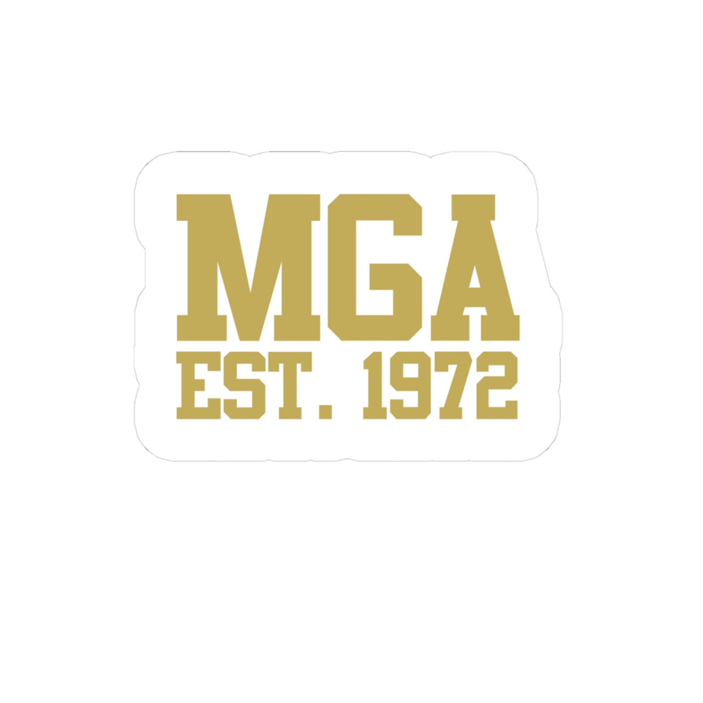 MGA Collegiate 3" Sticker