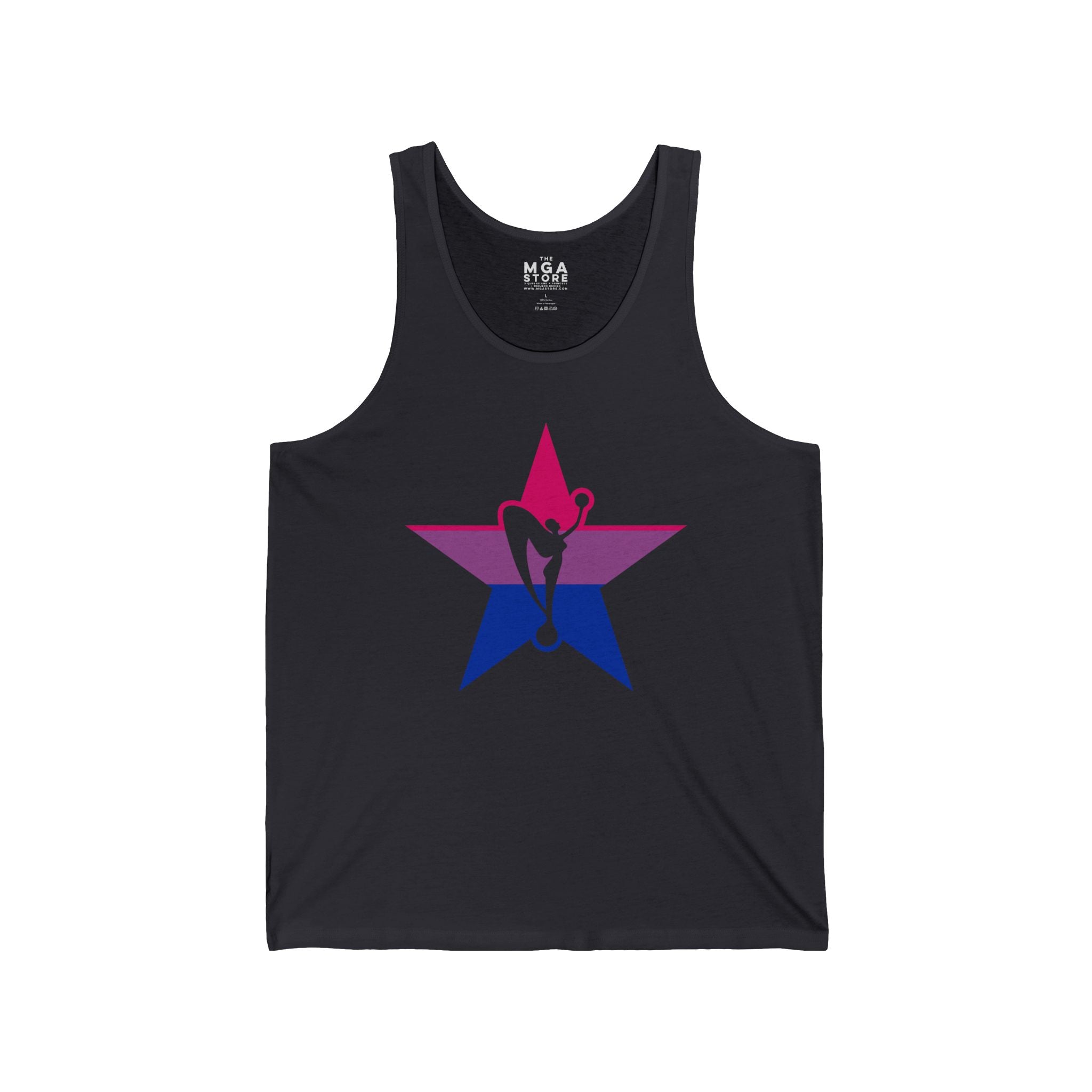 Bisexual Pride Star Power Tank Top