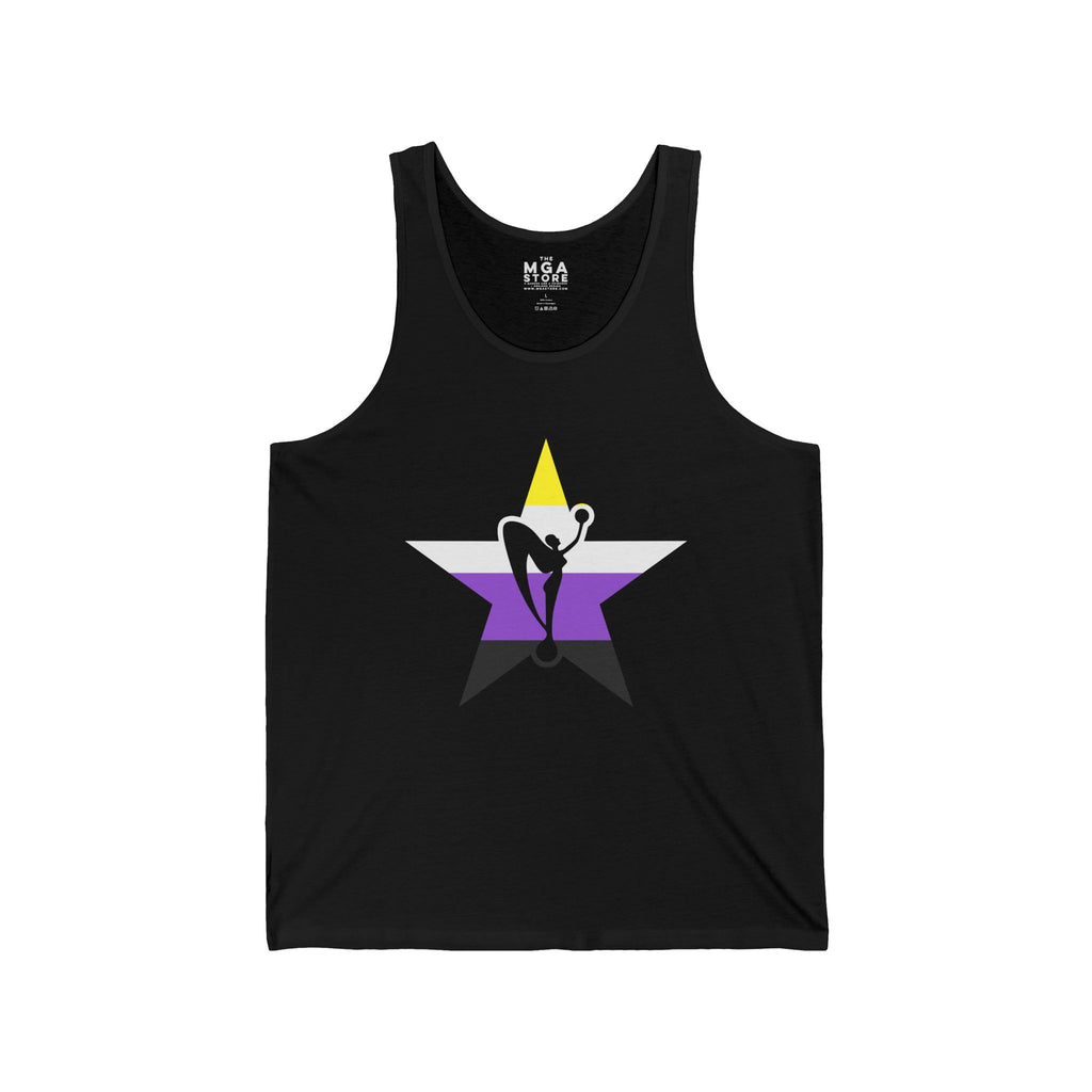 Non Binary Pride Star Power Tank Top