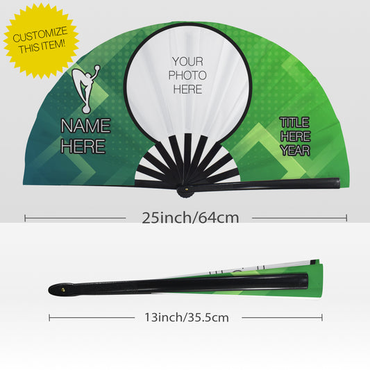 Custom Design Green Clack Fan