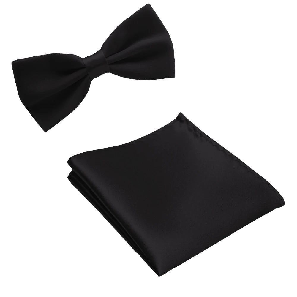 Bow Tie and Pocket Square Combo