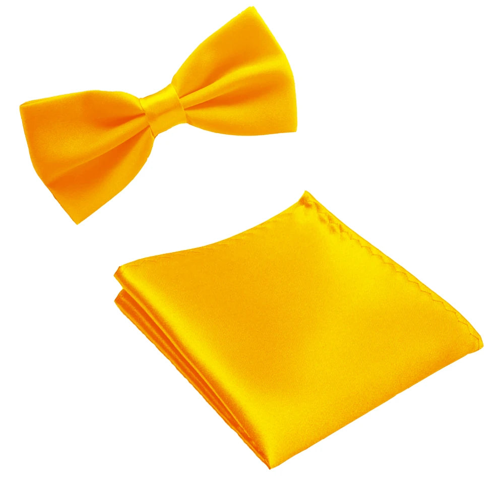 Bow Tie and Pocket Square Combo