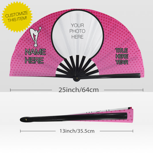 Custom Design Pink Clack Fan