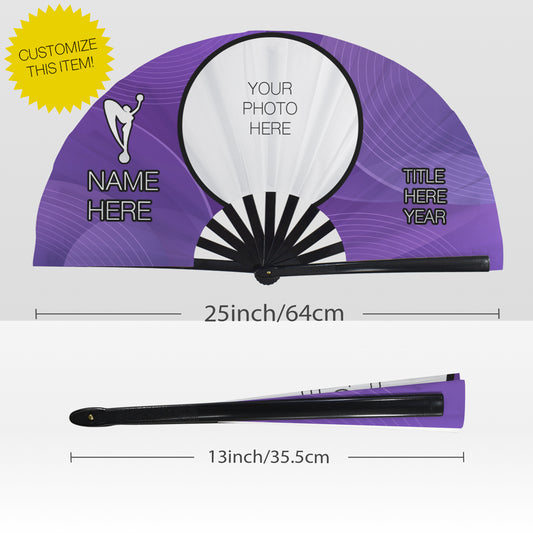 Custom Design Purple Clack Fan
