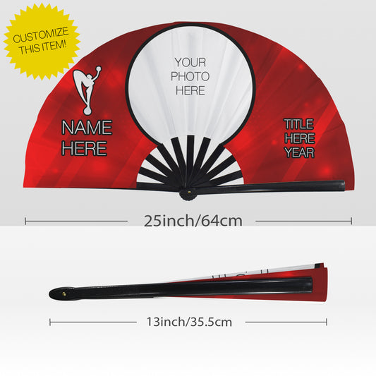 Custom Design Red Clack Fan