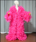 Organza Ruffle Overcoat