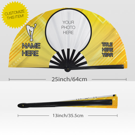 Custom Design Yellow Clack Fan
