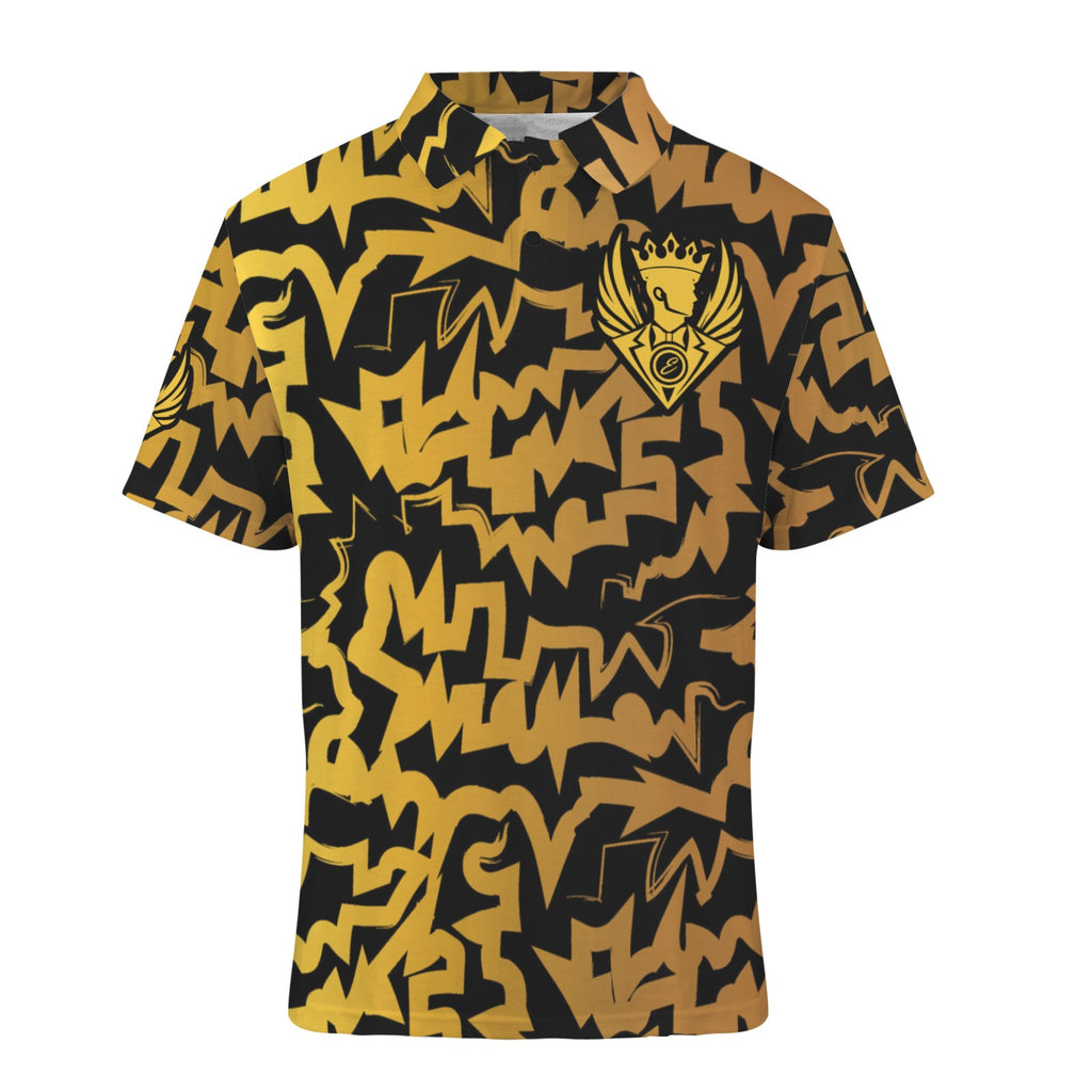 GAE Crazy in Gold Mens Polo