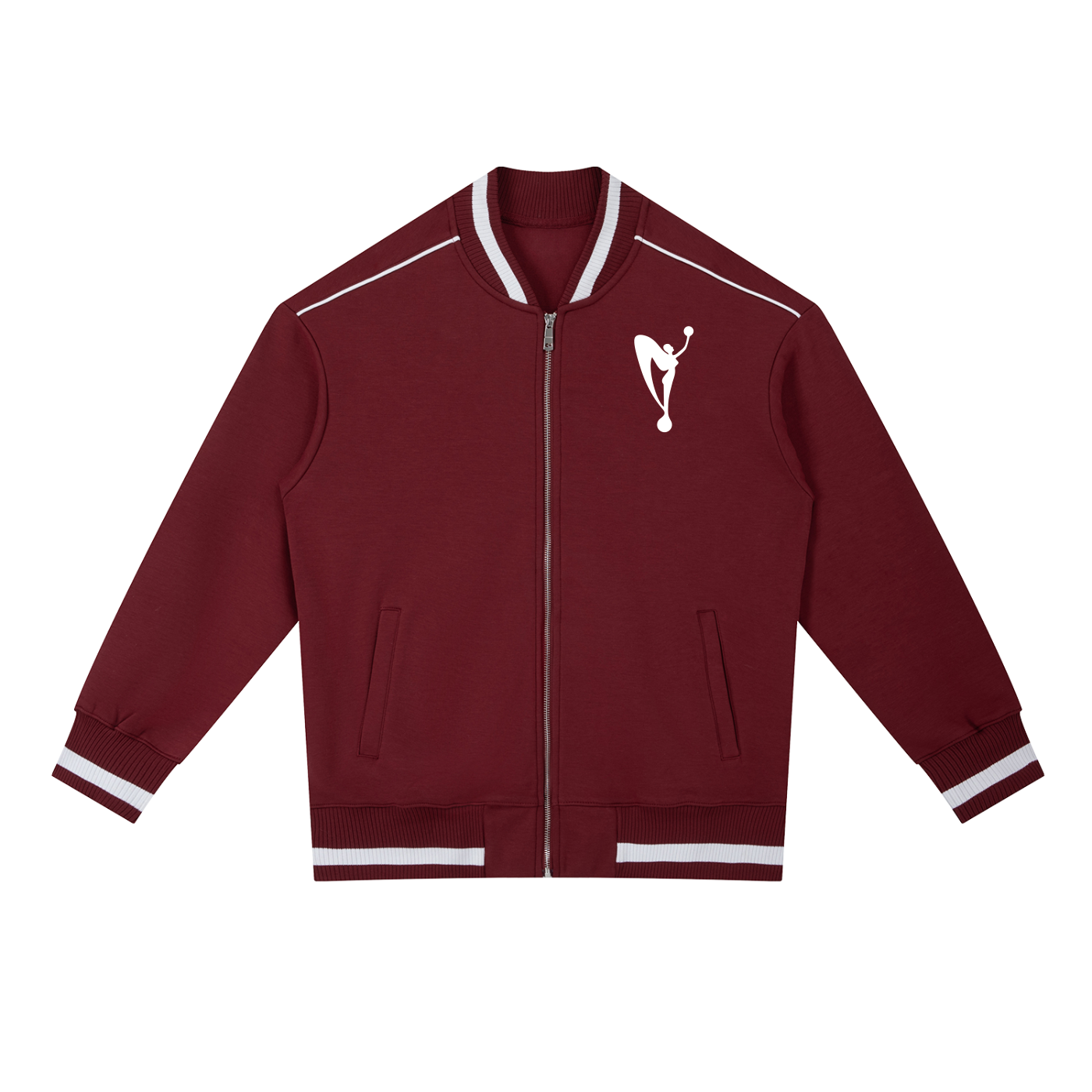 MGA Contrast Piping Zip Bomber Jacket