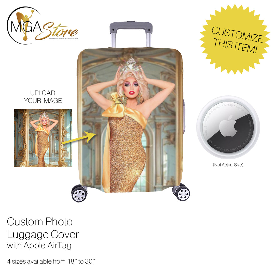 Promo Luggage Covers with Apple AirTag