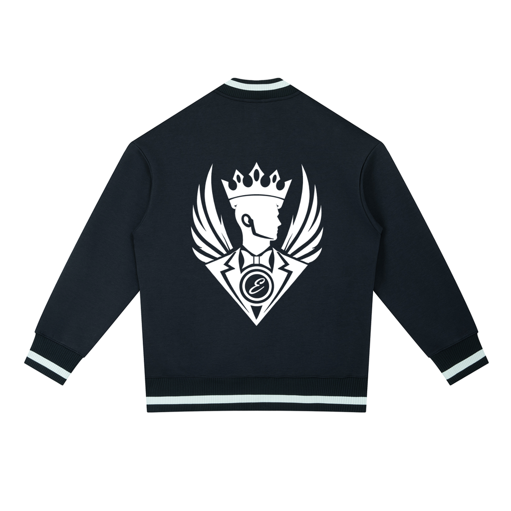 GAE Contrast Piping Zip Bomber Jacket