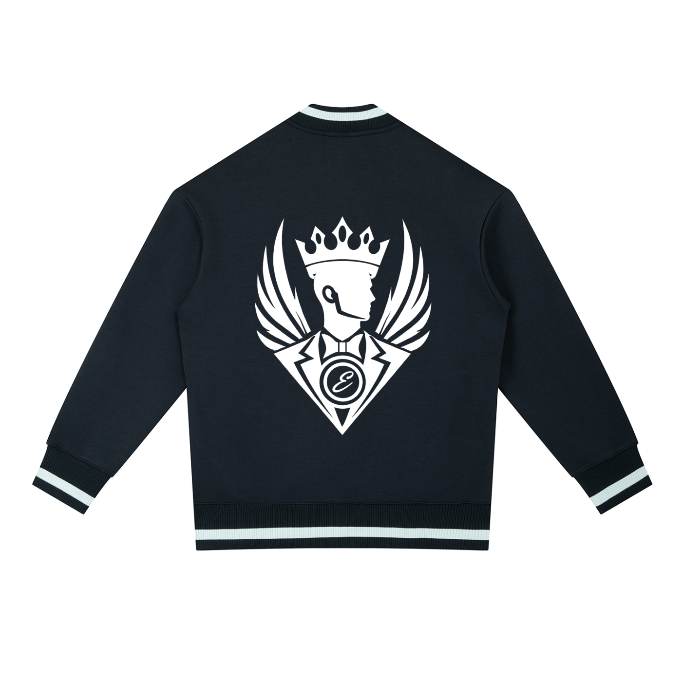 GAE Contrast Piping Zip Bomber Jacket