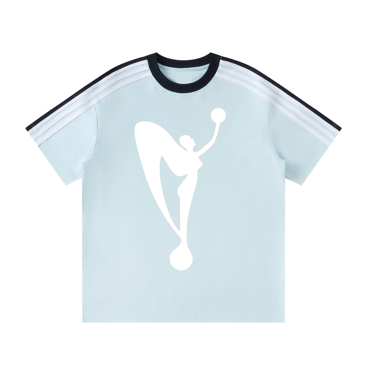 Unisex Colorblock Striped T-Shirt