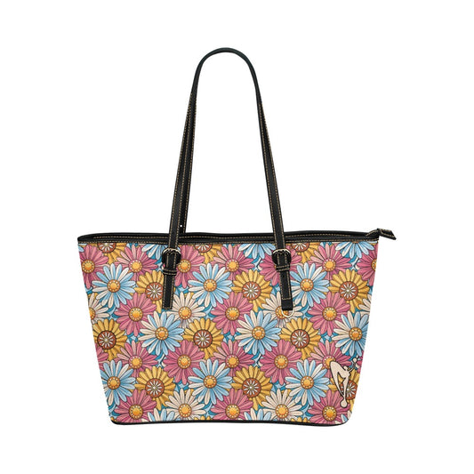 Daisy Please Femme Leather Tote Bag